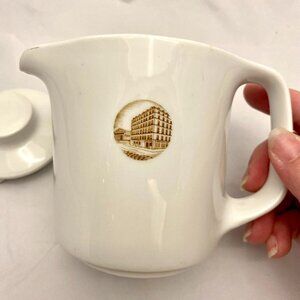Ceramic Creamer, Bauscher Weiden, Hotel-ware, For Neuilly-sur-Seine, France EUC